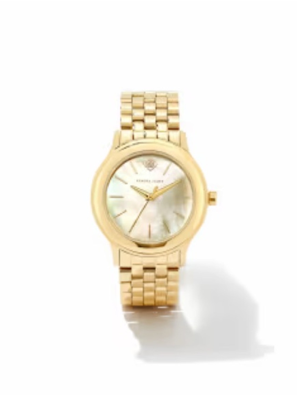 Alex Gold Tone Stainless Steel 35mm Watch